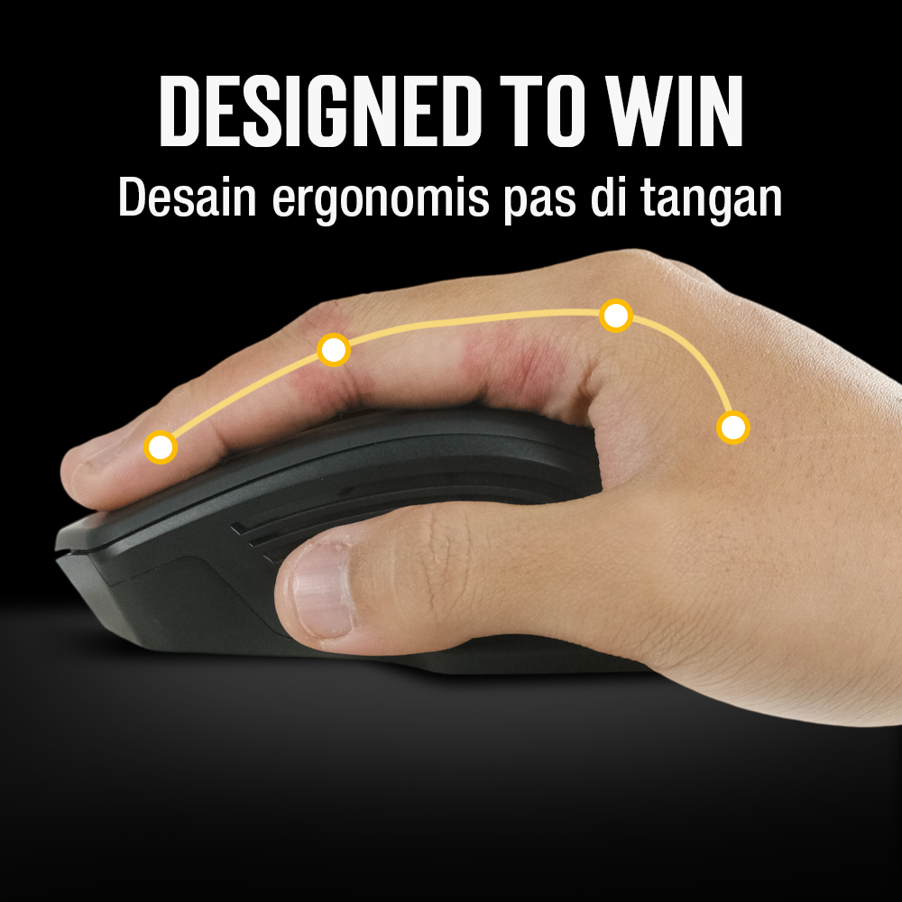 iMICE Mouse Gaming Wireless Optical 2.4GHz Ergonomic 2000DPI Silent Version - G-1800 Gambar produk iMICE Mouse Gaming Wireless Optical 2.4GHz Ergonomic 2000DPI Silent Version - G-1800