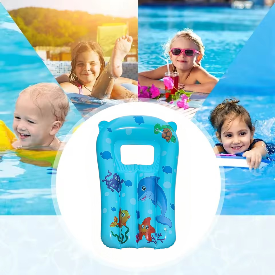 BUBBLO Pelampung Renang Anak Inflatable Water Float Mattress PVC - V025 Gambar produk BUBBLO Pelampung Renang Anak Inflatable Water Float Mattress PVC - V025