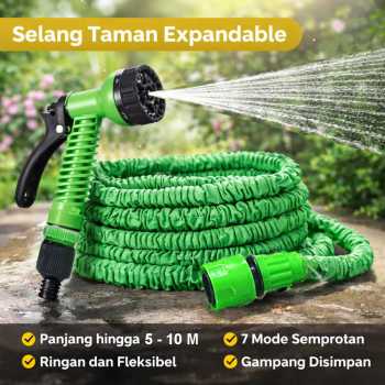 Gambar produk MAGIC HOSE Selang Fleksibel Portabel Expendable 7 Spray Modes 5-10M - 311