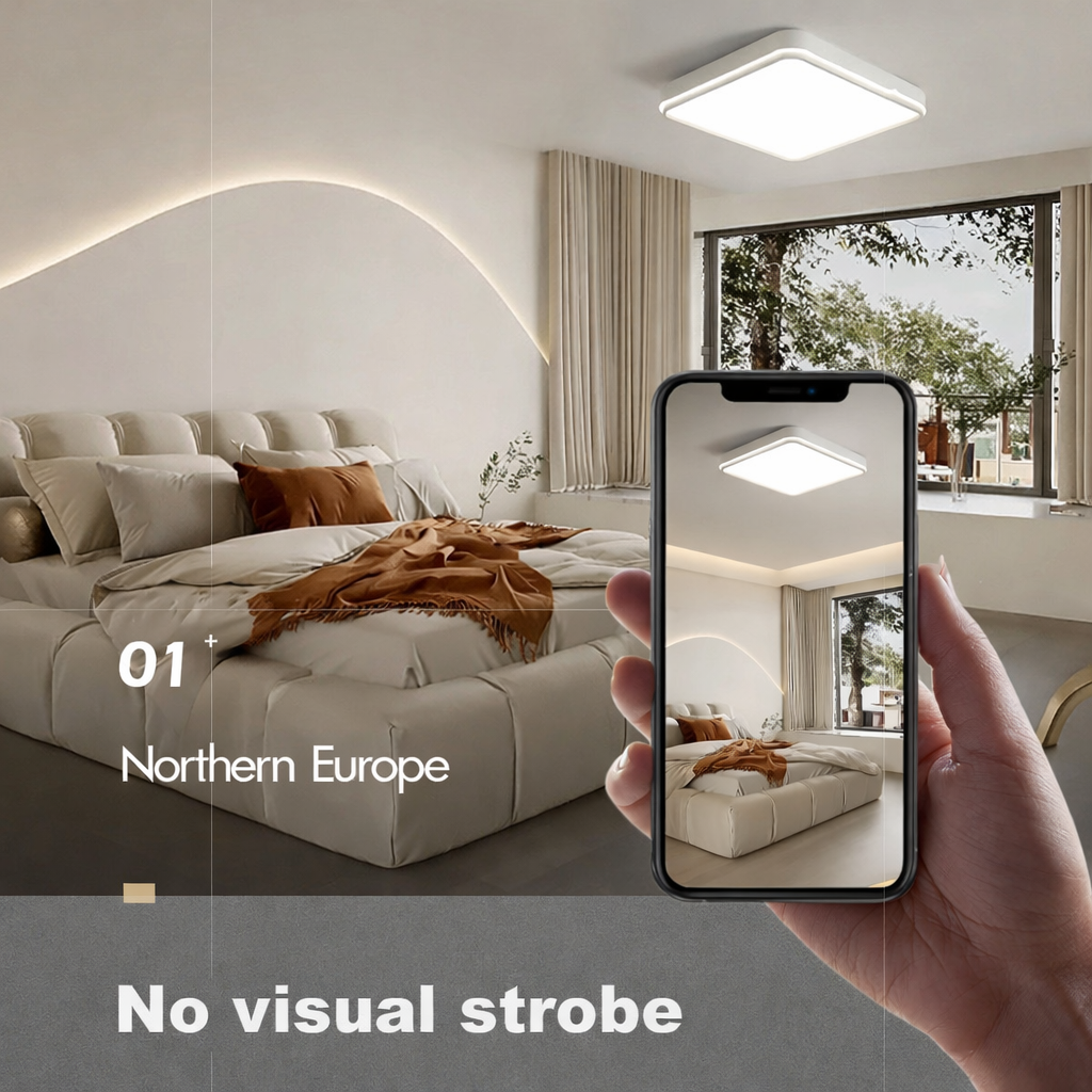 MING JI Lampu Plafon LED Full Spectrum 6000K Cool White 60W 50cm - M50 Gambar produk MING JI Lampu Plafon LED Full Spectrum 6000K Cool White 60W 50cm - M50