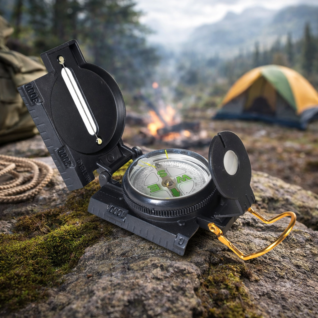 FORFAR Kompas Bidik Prisma Lipat Navigasi Outdoor Camping Survival - F01 Gambar produk FORFAR Kompas Bidik Prisma Lipat Navigasi Outdoor Camping Survival - F01