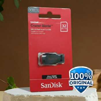 SanDisk Cruzer Blade Flashdisk Data Storage USB 2.0 Portable - SDCZ50