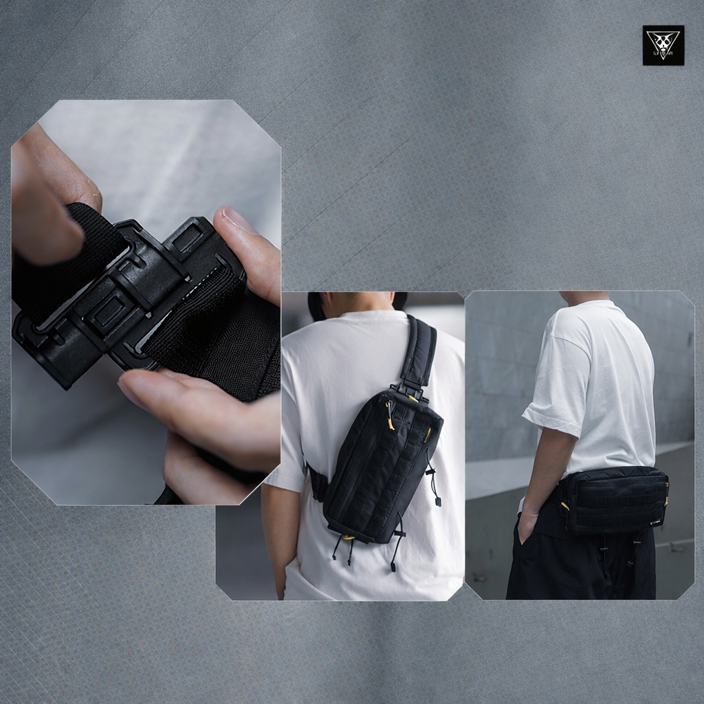 Nitecore Tas Sling Bag Outdoor Waist Tactical 500D Nylon MOLLE 1.6L - SLB03 Gambar produk Nitecore Tas Sling Bag Outdoor Waist Tactical 500D Nylon MOLLE 1.6L - SLB03