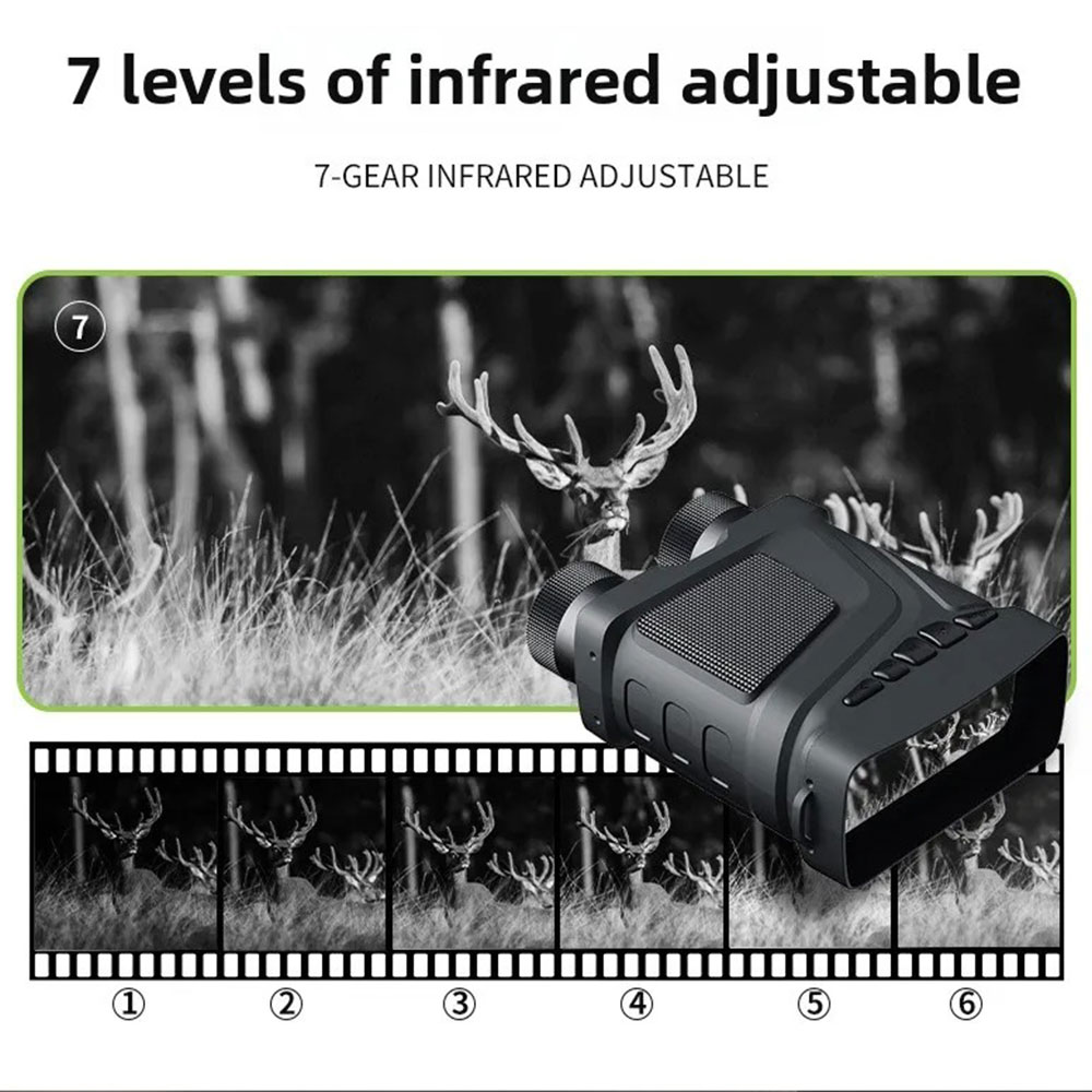 Gambar produk Xiyear Teropong Binocular IR Night Vision Video Recorder 10x Zoom 4K - NOO2