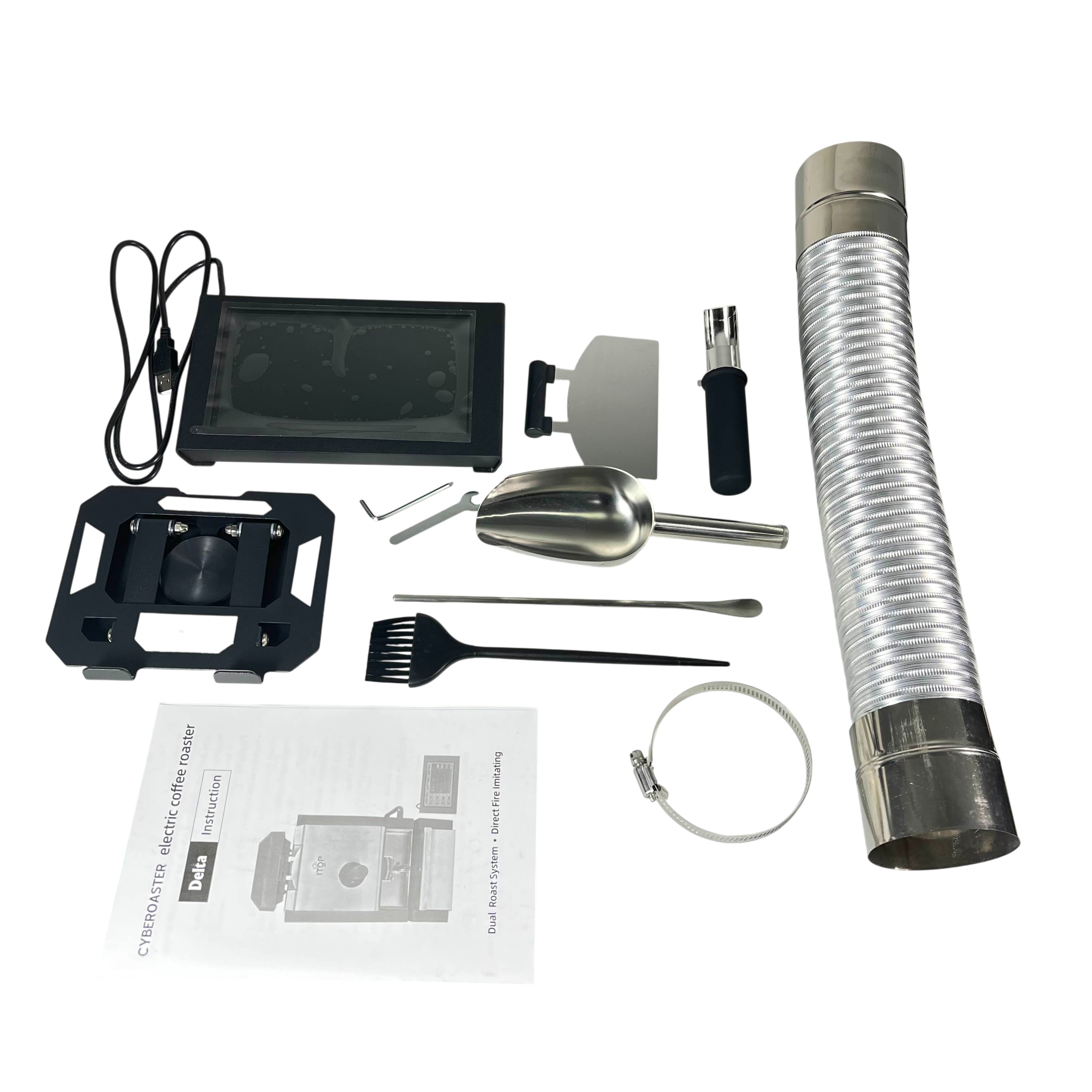 Trieste Alat Sangrai Biji Kopi Coffee Bean Roaster Adjust 1000W 400g - IT-CBR-2 Gambar produk Trieste Alat Sangrai Biji Kopi Coffee Bean Roaster Adjust 1000W 400g - IT-CBR-2