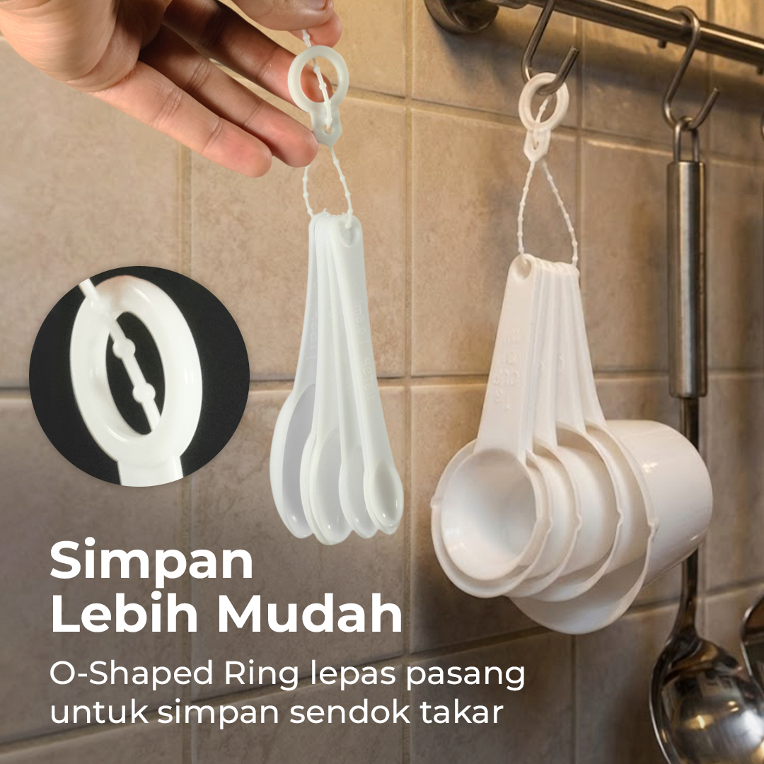 SPSK Sendok Takar Set Plastik Measuring Spoon 11 PCS - SP011 Gambar produk SPSK Sendok Takar Set Plastik Measuring Spoon 11 PCS - SP011