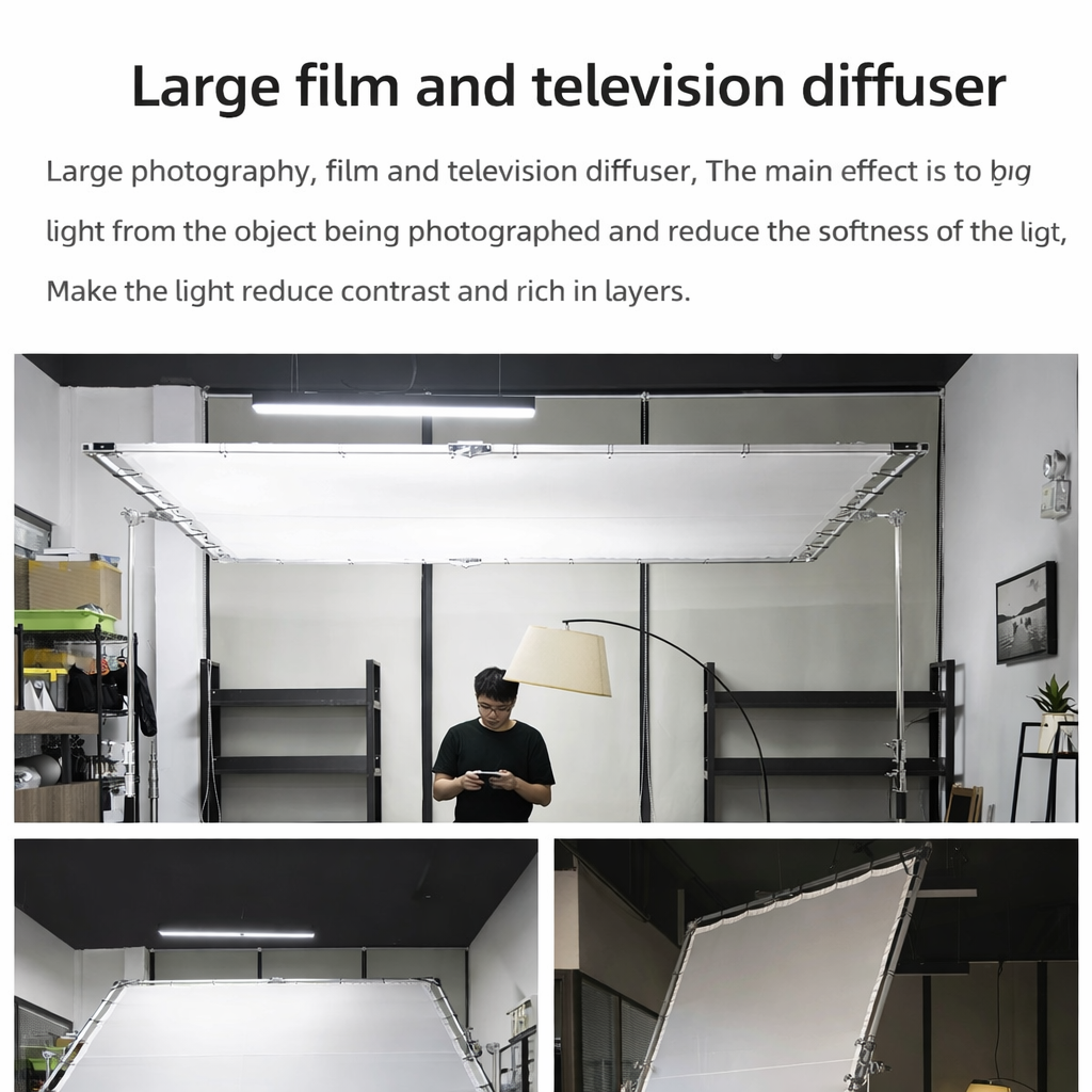 TaffSTUDIO Reflector Diffuser Soft Light Screen Photograpy 2x2M - D44 Gambar produk TaffSTUDIO Reflector Diffuser Soft Light Screen Photograpy 2x2M - D44