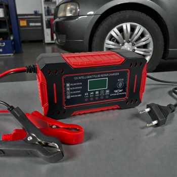 OTOHEROES Charger Aki Mobil Intelligent Portable LCD Display 12V 6A - OM126