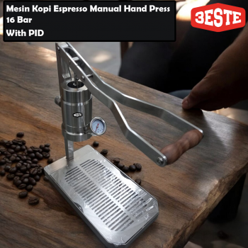 Trieste Mesin Kopi Espresso Manual Hand Press 16 Bar with PID - MS2S