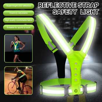 NOKIN Rompi Tali Reflektif Sabuk Keselamatan LED Reflective Vest - NK300