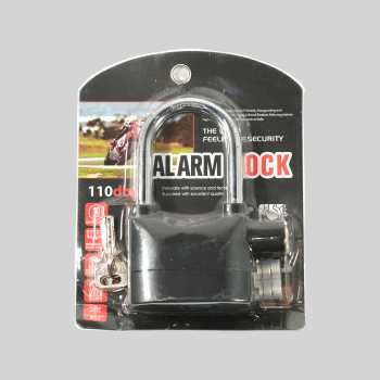 Gambar produk Kinbar Gembok Sepeda Motor Padlock Alarm Corrosion Resistant 110dB - 110