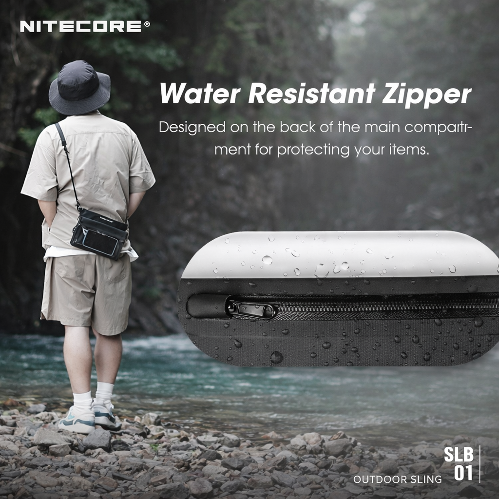 Gambar produk NITECORE Tas Sling Bag Multifungsi Outdoor 2in1 Modular IPX8 PVC 500D - SLB01