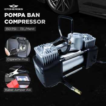 OTOHEROES Pompa Ban Elektrik Portable Air Compressor DC 12V150 PSI - 628-4X4