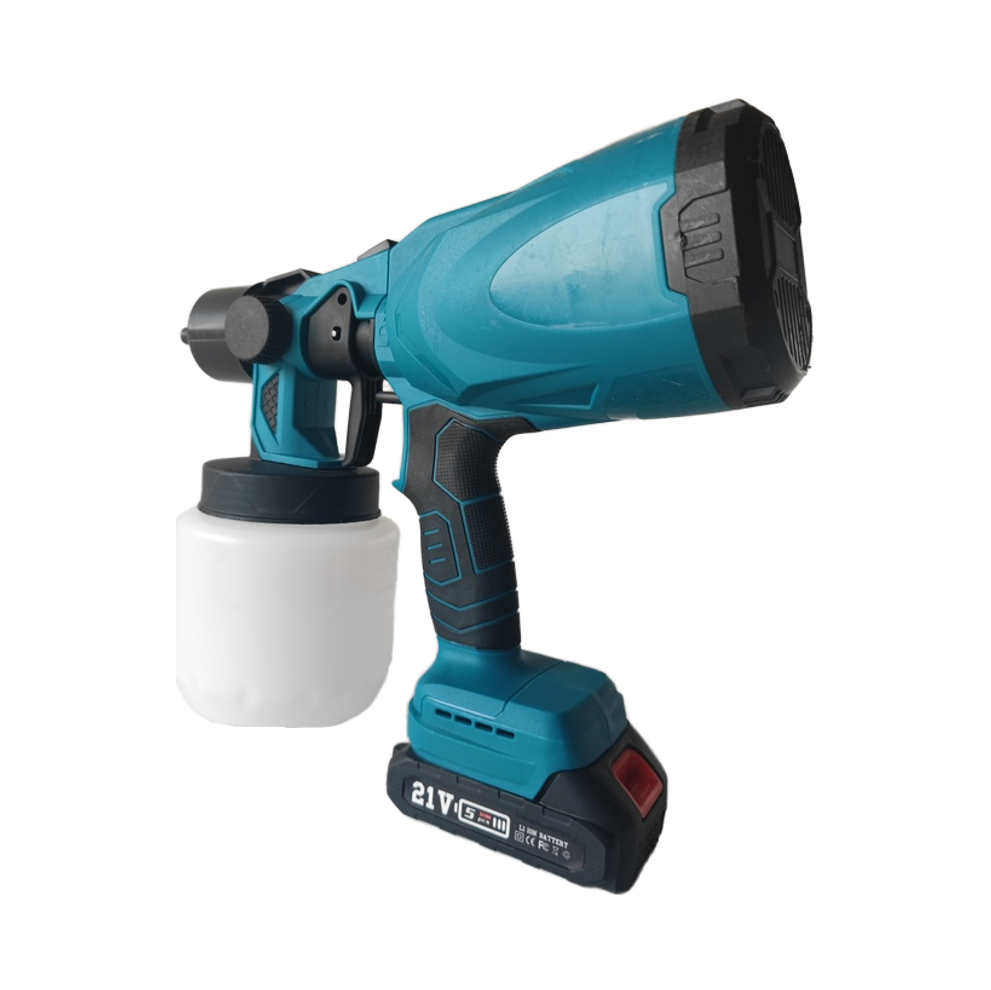 Taffware Pistol Semprot Cat Dinding Spray Gun Elektrik 800ml 1500mAh - TM01 Gambar produk Taffware Pistol Semprot Cat Dinding Spray Gun Elektrik 800ml 1500mAh - TM01