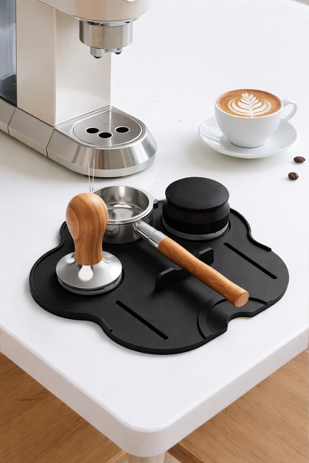 Gambar produk LUZ Wadah Alat Kopi Portafilter Tamper Tamping Silicone Coffee - L-44
