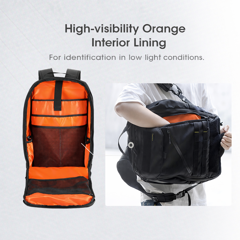 NITECORE Tas Ransel Laptop 15.6 Inch 600D Polyester MOLLE Sistem 23L - BP23 Gambar produk NITECORE Tas Ransel Laptop 15.6 Inch 600D Polyester MOLLE Sistem 23L - BP23