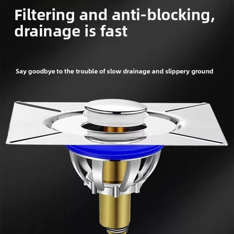 Homedec Penutup Saluran Pembuangan Air Bouncing Core Floor Drain - HDC-BC650 Gambar produk Homedec Penutup Saluran Pembuangan Air Bouncing Core Floor Drain - HDC-BC650