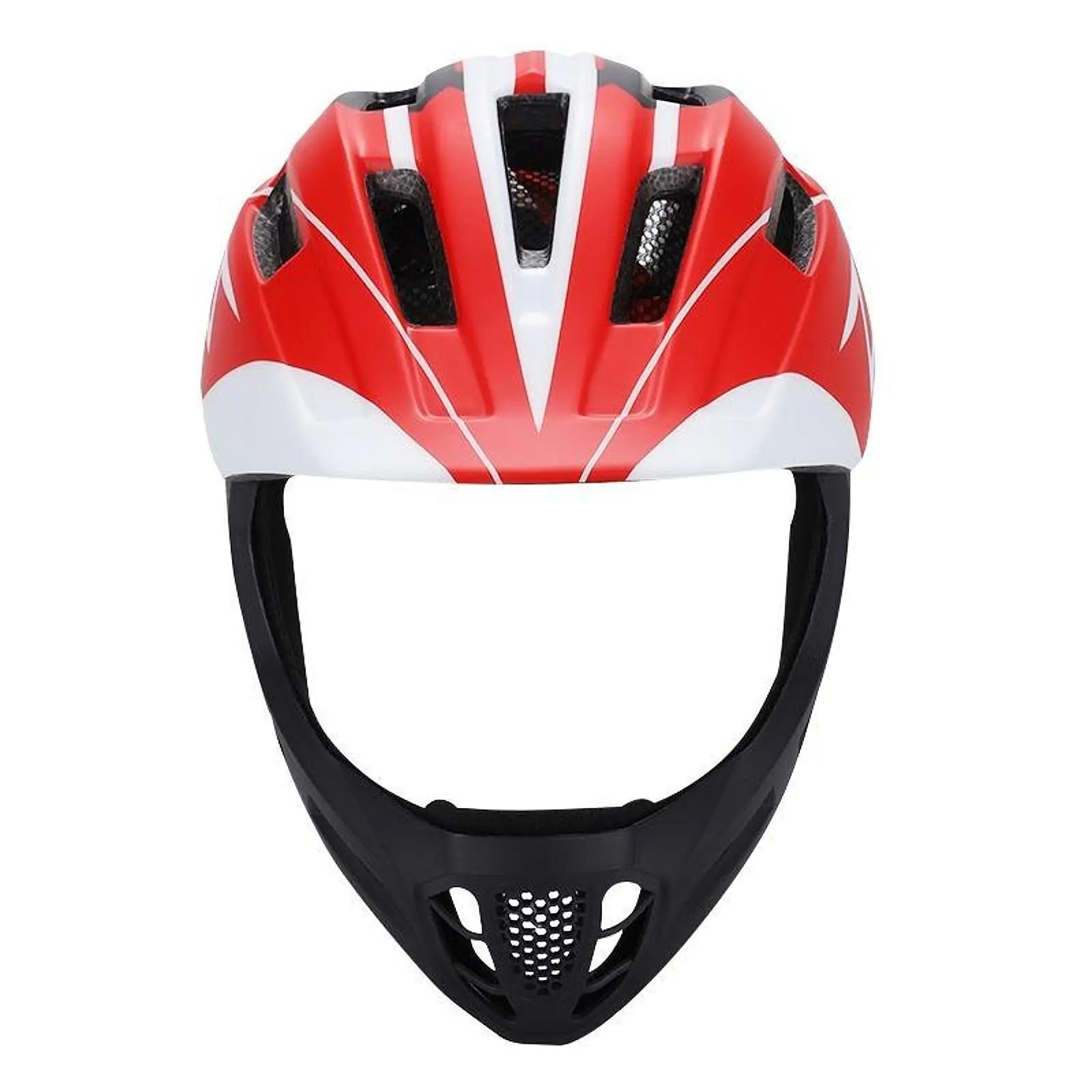 BIKEBOY Helm Sepeda Anak Full Face Modular LED MTB Skateboard - K24 Gambar produk BIKEBOY Helm Sepeda Anak Full Face Modular LED MTB Skateboard - K24