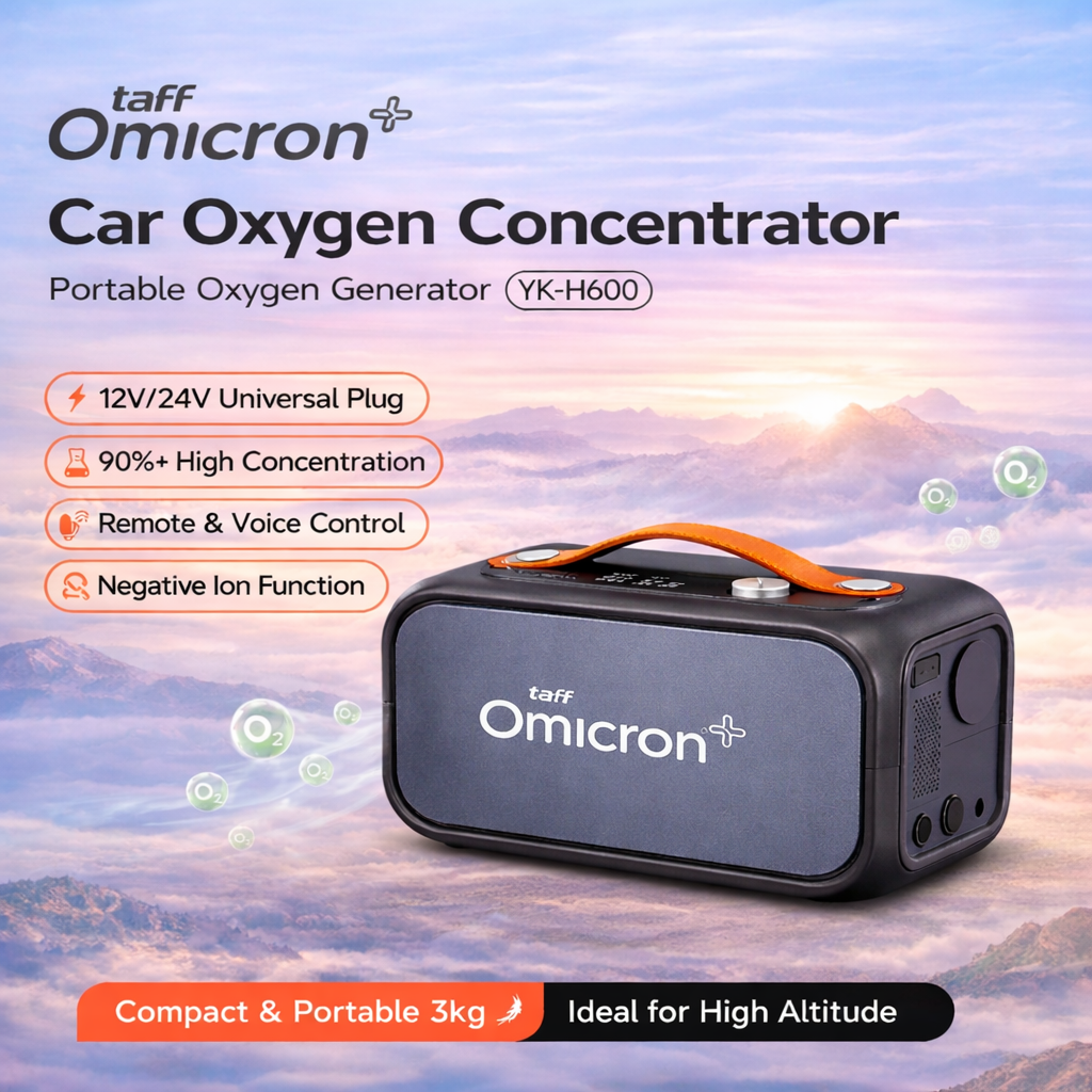TaffOmicron Konsentrator Oksigen Portable Car Oxygen Concentrator 7L - YK-H600 Gambar produk TaffOmicron Konsentrator Oksigen Portable Car Oxygen Concentrator 7L - YK-H600