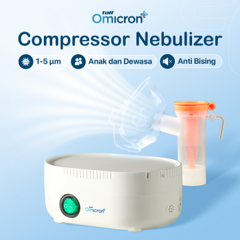 TaffOmicron Alat Terapi Pernapasan Medical Nebulizer Atomizer - JSL-W309