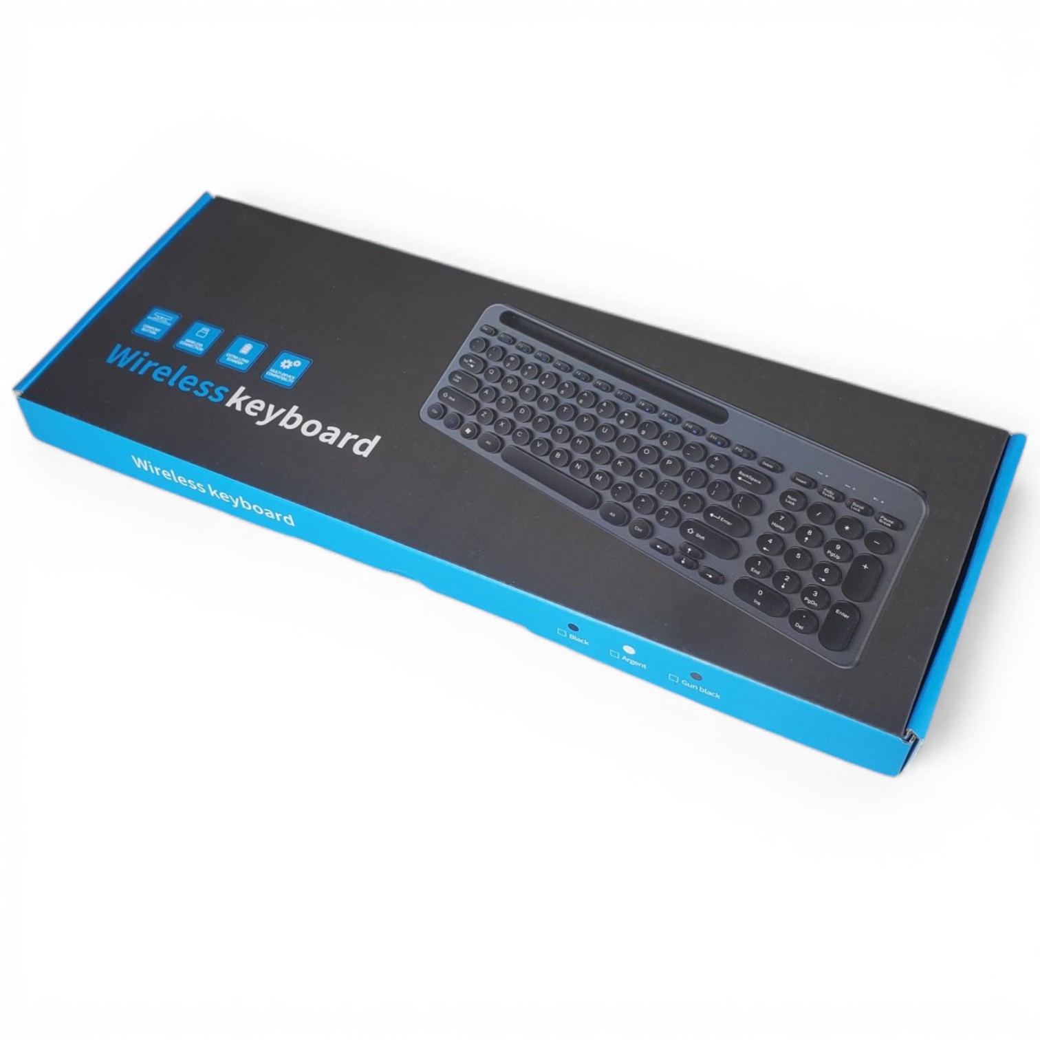 Gambar produk JOMAA Keyboard Dual Wireless Bluetooth 2.4G with Phone Stand Type C - MLD-570