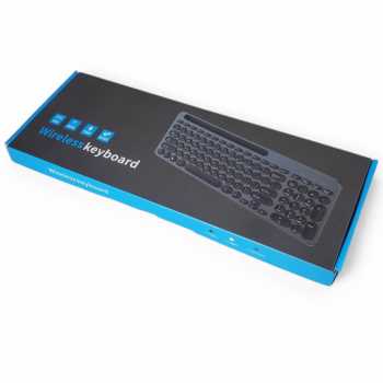 Gambar produk JOMAA Keyboard Dual Wireless Bluetooth 2.4G with Phone Stand Type C - MLD-570