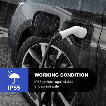 Gambar produk DUTRIEUX Charger Mobil Listrik EV APP Type 2 Single Phase 7kW 32A - S7KW-02