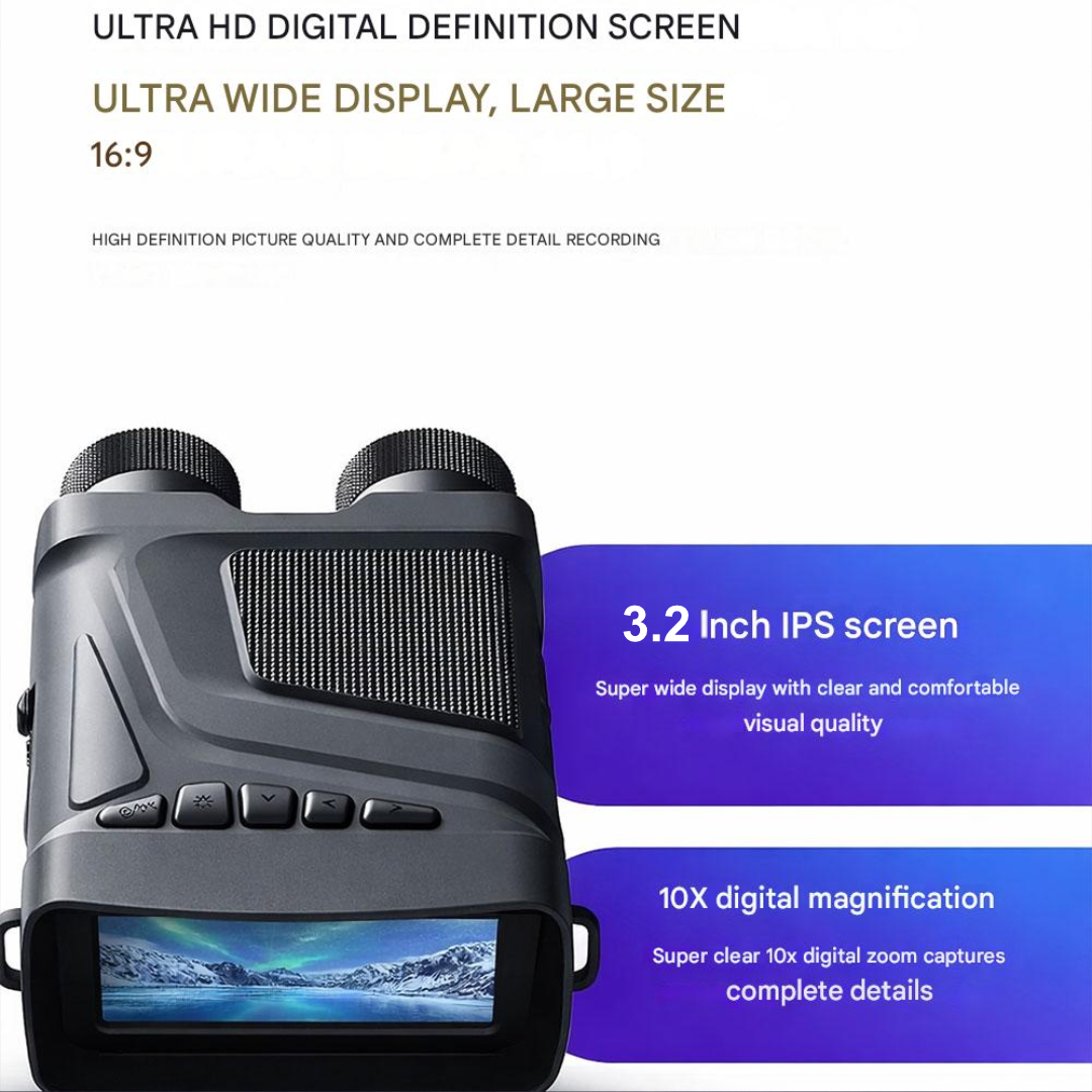 Gambar produk Xiyear Teropong Binocular IR Night Vision Video Recorder 10x Zoom 4K - NOO2