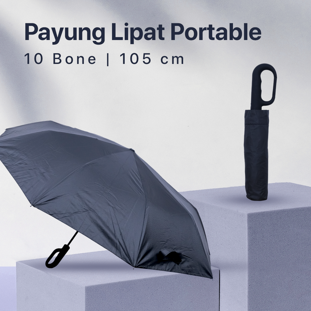 ZUODU Payung Lipat Buka Otomatis Reflective Handle Tekuk 10 Bone 105cm - ZPL2 Gambar produk ZUODU Payung Lipat Buka Otomatis Reflective Handle Tekuk 10 Bone 105cm - ZPL2