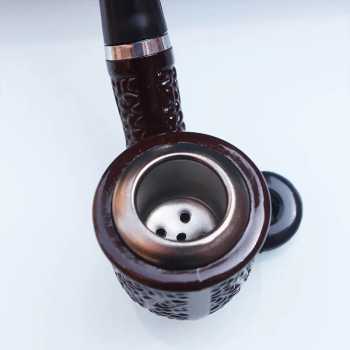 Gambar produk Jodel Pipa Rokok Tembakau Cangklong Tobacco Pipe Resin Washable Filter - ZF902