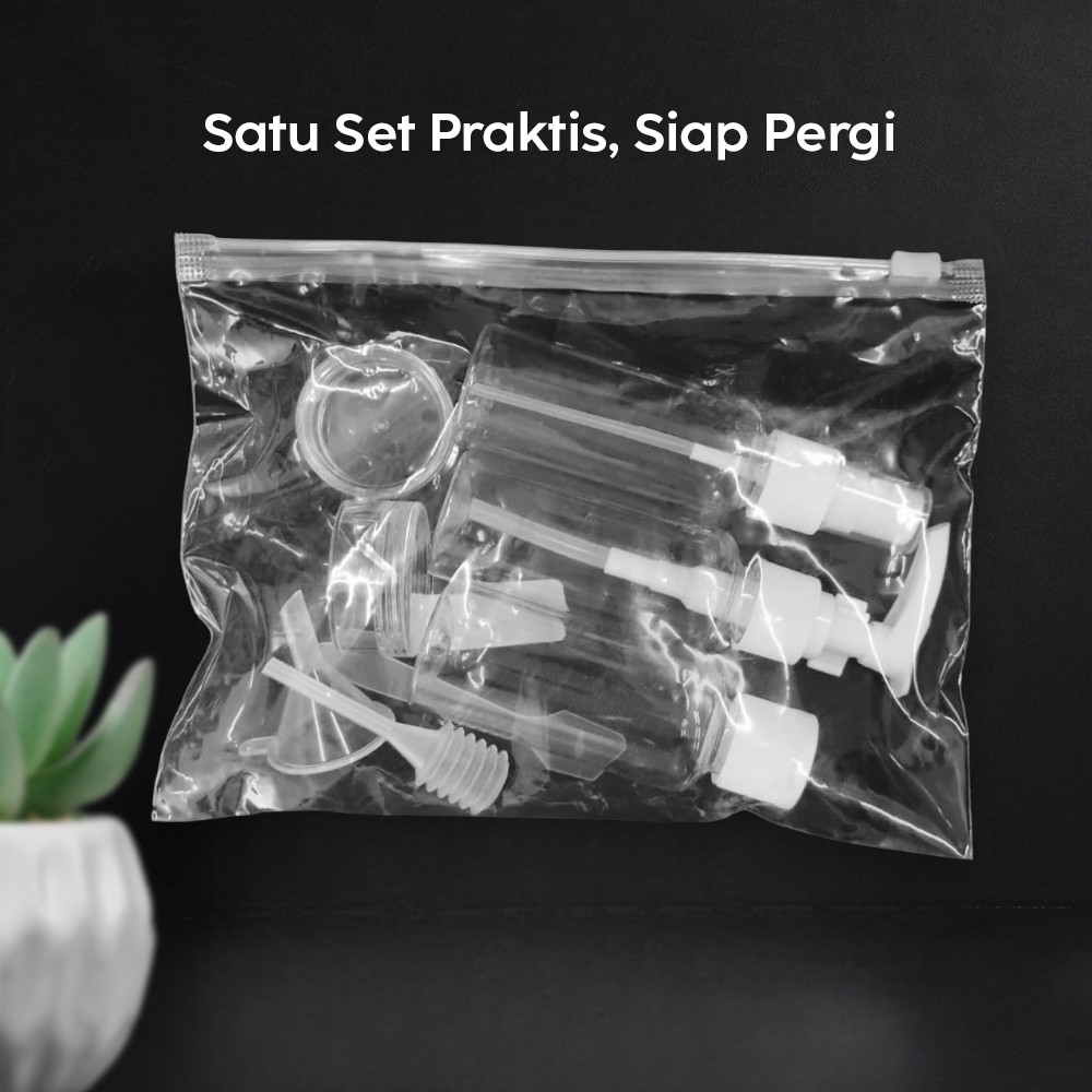 MUQGEW Botol Travel Size Liquid Bottle Pack 5 PCS - SV2 Gambar produk MUQGEW Botol Travel Size Liquid Bottle Pack 5 PCS - SV2