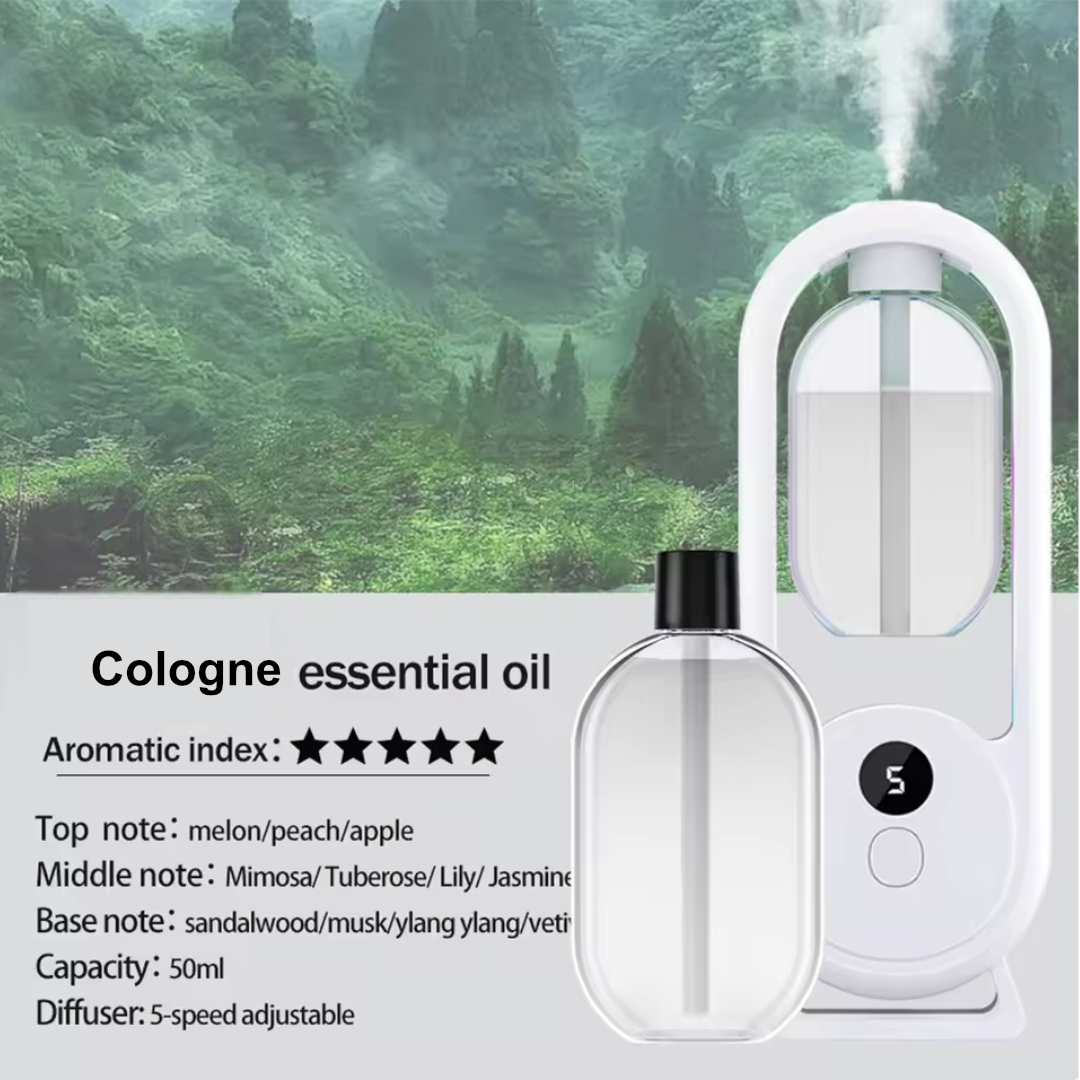 Lumea Diffuser Automatic Essential Oil Aromatherapy 50 ml with Oil Cologne - PW2 Gambar produk Lumea Diffuser Automatic Essential Oil Aromatherapy 50 ml with Oil Cologne - PW2