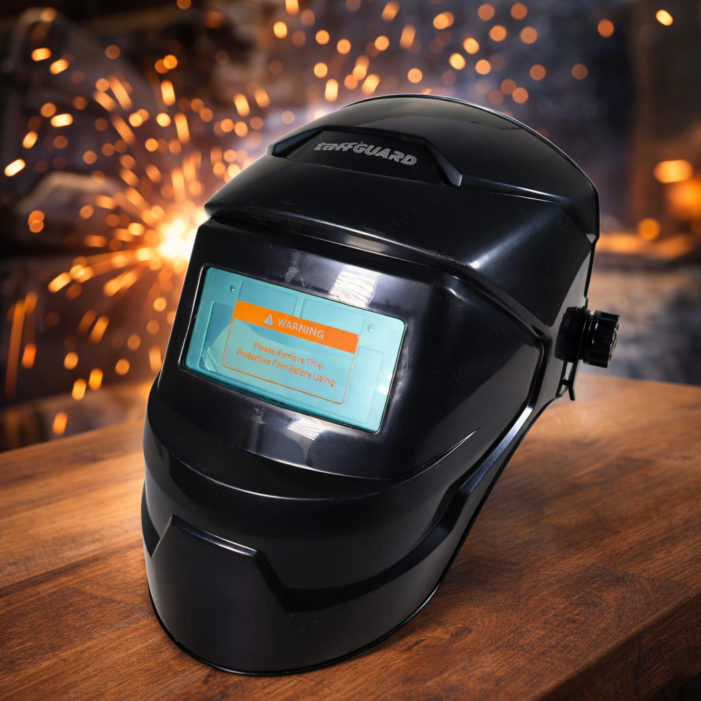 Gambar produk TaffGUARD Helm Las Otomatis Darkening True Color Solar Welding Mask - CL280