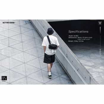 Gambar produk Nitecore Tas Sling Bag Outdoor Waist Tactical 500D Nylon MOLLE 1.6L - SLB03