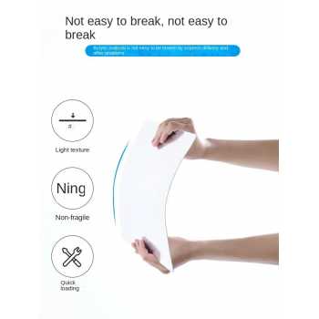 Gambar produk LEVO Cermin Akrilik DIY Bathroom Mirrors Acrylic Wall Decorations 15cm - L02