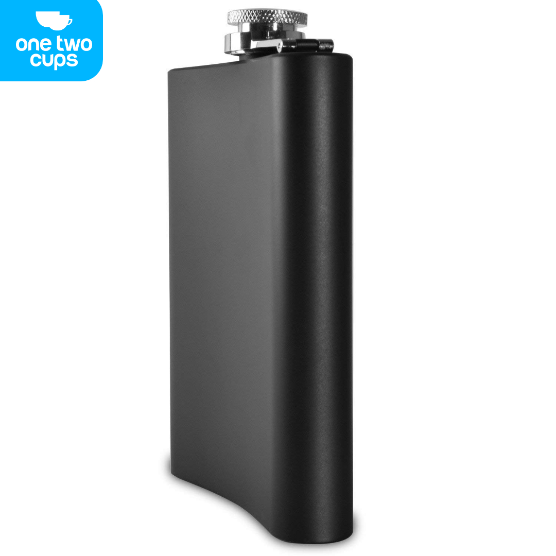 One Two Cups Botol Hip Flask Wine Whiskey Stainless Steel Plastic Cap 8oz - B-86 Gambar produk One Two Cups Botol Hip Flask Wine Whiskey Stainless Steel Plastic Cap 8oz - B-86