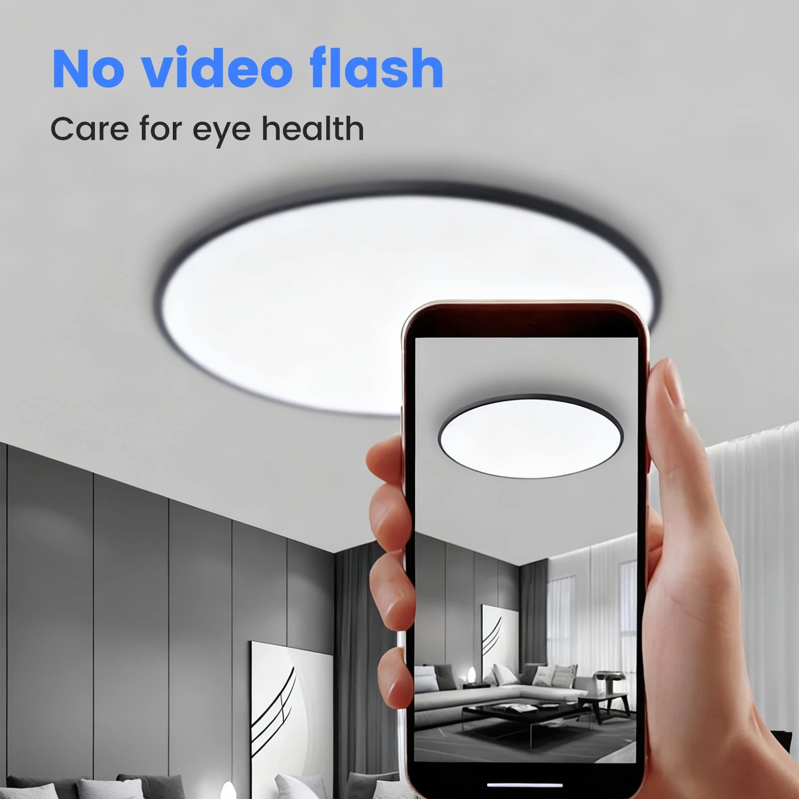 HEGE Lampu Plafon LED Ceiling Light Dimmable 3in1 Color 22cm 18W - M220 Gambar produk HEGE Lampu Plafon LED Ceiling Light Dimmable 3in1 Color 22cm 18W - M220