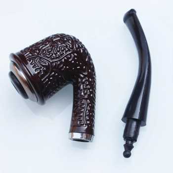 Gambar produk Jodel Pipa Rokok Tembakau Cangklong Tobacco Pipe Resin Washable Filter - ZF902