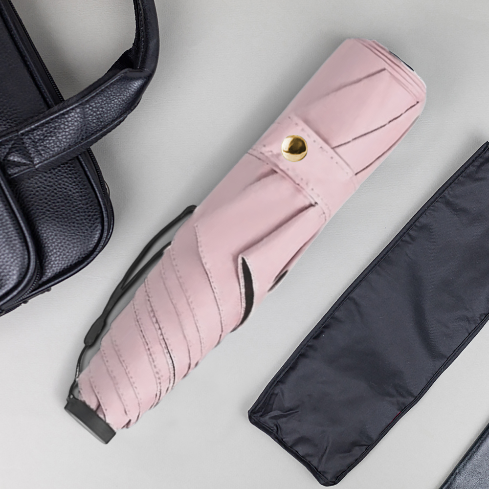 FRRUIWEN Payung Lipat Buka Tutup Manual Full Blackout UV 6 Bone - F-6 Gambar produk FRRUIWEN Payung Lipat Buka Tutup Manual Full Blackout UV 6 Bone - F-6