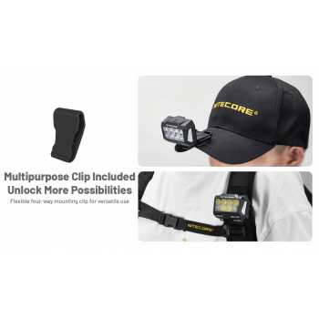 Gambar produk NITECORE Senter Kepala Headlamp LED MCT 3in1 Color IP66 800 Lumens - HA25 UHE