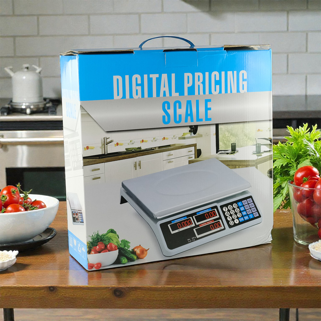 Protopic Timbangan Digital Buah Makanan Commercial Retail Scale 40kg - PT95 Gambar produk Protopic Timbangan Digital Buah Makanan Commercial Retail Scale 40kg - PT95