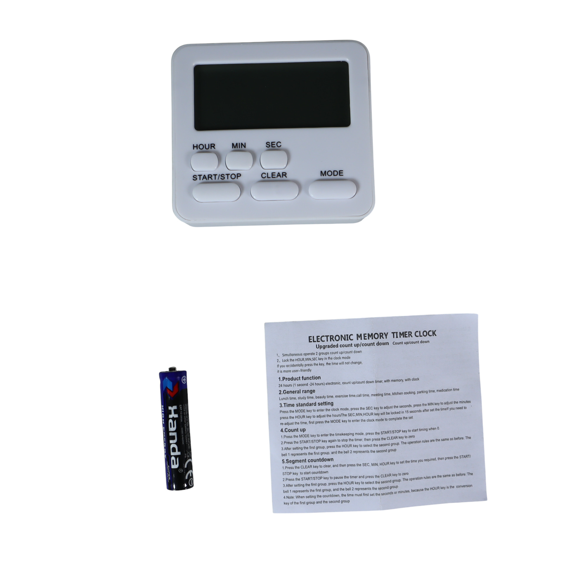 ZHOUZHI Timer Masak Dapur Digital LCD Display Alarm Kitchen Countdown - ZK-2206 Gambar produk ZHOUZHI Timer Masak Dapur Digital LCD Display Alarm Kitchen Countdown - ZK-2206