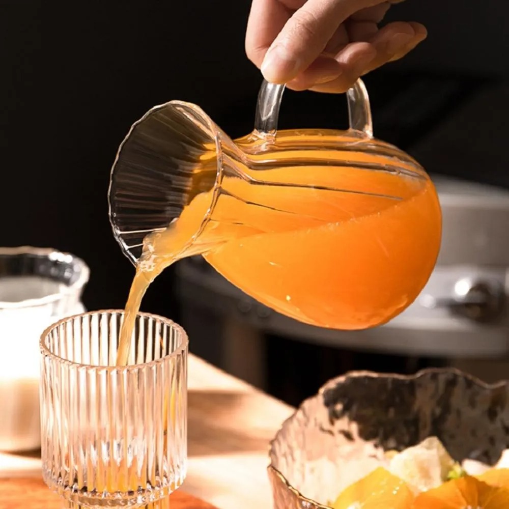 One Two Cups Teko Pitcher Kaca Borosilikat Tahan Panas Water Jug 500ml - YD2 Gambar produk One Two Cups Teko Pitcher Kaca Borosilikat Tahan Panas Water Jug 500ml - YD2