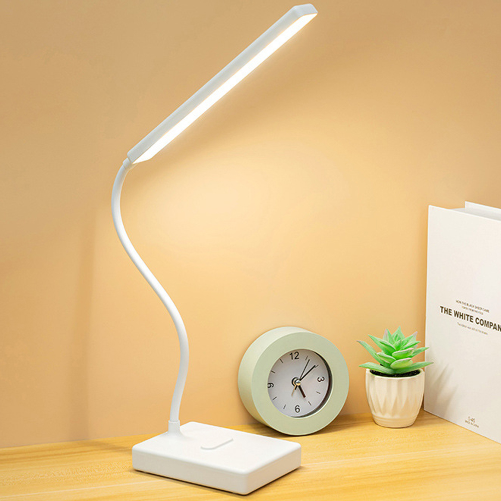 FEIMEI Lampu Meja Belajar Cool White Desk Lamp Plug-in Version - T1902 Gambar produk FEIMEI Lampu Meja Belajar Cool White Desk Lamp Plug-in Version - T1902
