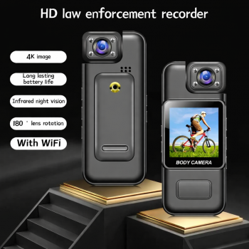 EDUPEE Body Cam Mini Camera Full HD 4K 2MP Rotating Lens 600mAh - ZC-M11