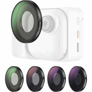 Gambar produk TELESIN Camera Lens Filter DJI Osmo Action CPL ND8 ND16 ND32 Insta360 - S5-FLT-42
