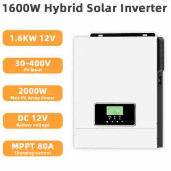 Gambar produk Victor Solar Inverter Controller Off-Grid MPPT DC 12V to AC 230V 1.6KW - NML-2000-12