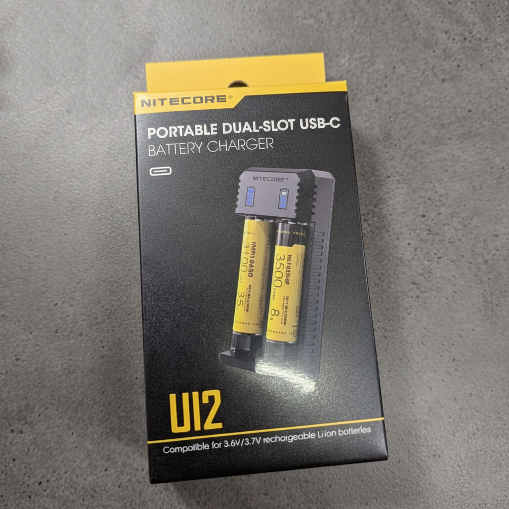 Gambar produk NITECORE Charger Baterai 2 Slot 18650 21700 Li-Ion IMR with LED Light - UI2