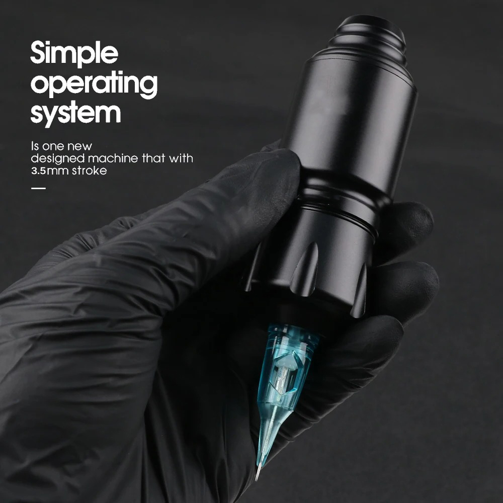 ROCKET Mini Tattoo Pen Stroke 3.5mm RCA Aluminium Alloy - J120 Gambar produk ROCKET Mini Tattoo Pen Stroke 3.5mm RCA Aluminium Alloy - J120