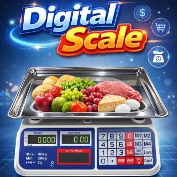Changxie Timbangan Buah Harga Digital Scale Pricing Dual LCD 40kg - 530